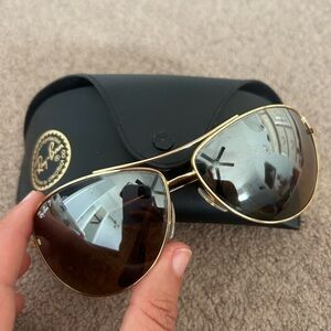 Vintage polarized aviator Raybans